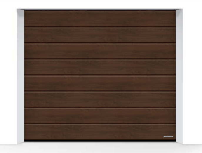 Brama Segmentowa LPU42 'Dark Oak' wym. 2500 x 2250