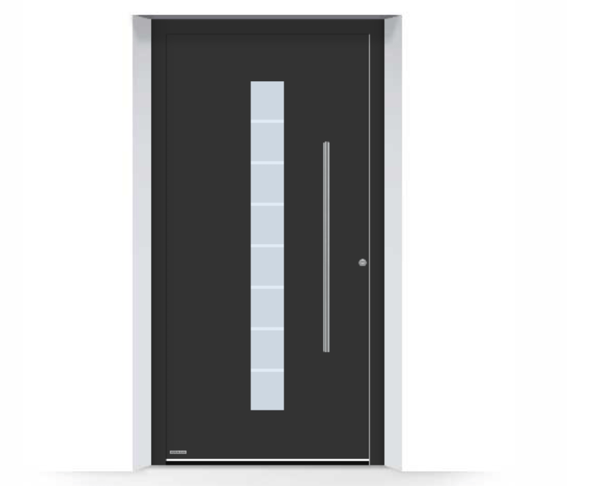 Drzwi zewnętrzne z aluminium ThermoSafe - Wzór 503 - PROMOCJA HÖRMANN