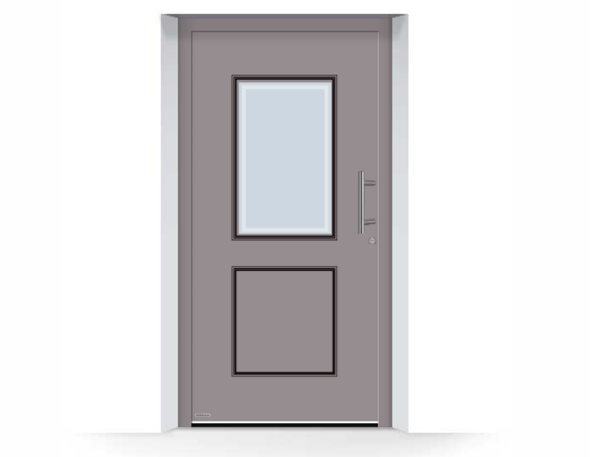 Drzwi zewnętrzne z aluminium ThermoSafe - Wzór 422 - PROMOCJA HÖRMANN