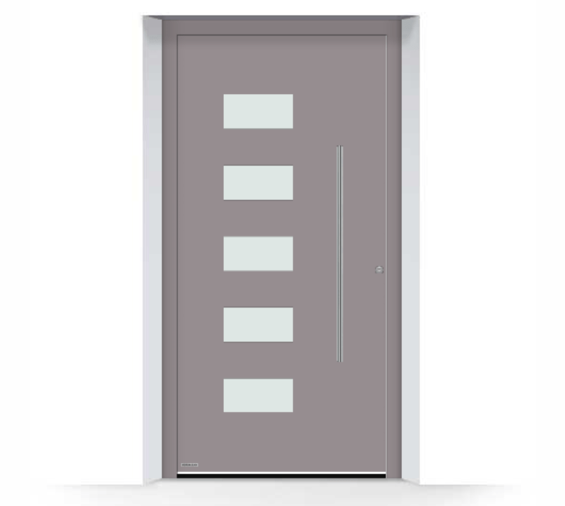 Drzwi zewnętrzne z aluminium ThermoSafe - Wzór 502 - PROMOCJA HÖRMANN