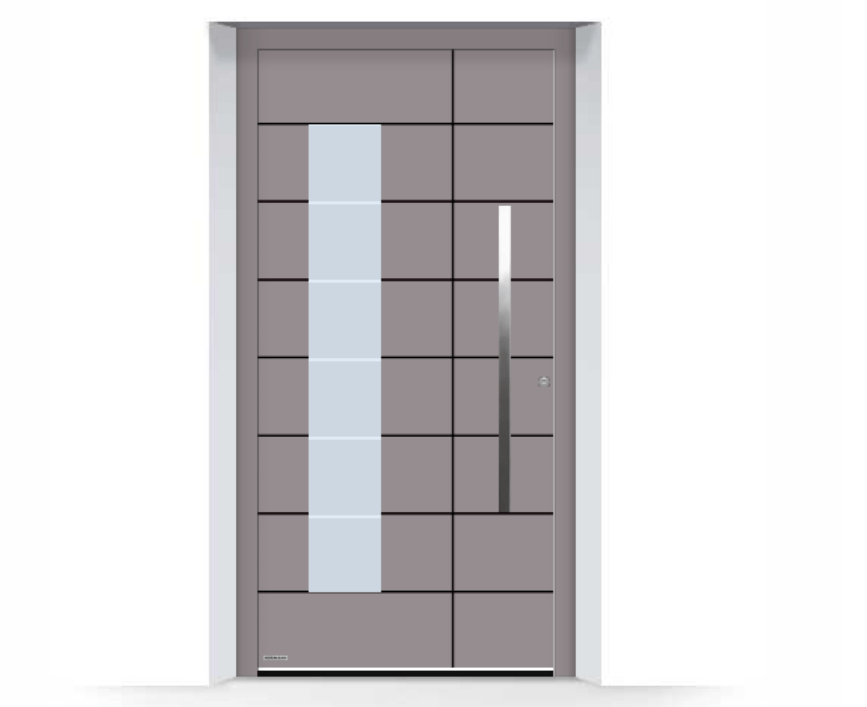 Drzwi zewnętrzne z aluminium ThermoSafe - Wzór 867 - PROMOCJA HÖRMANN